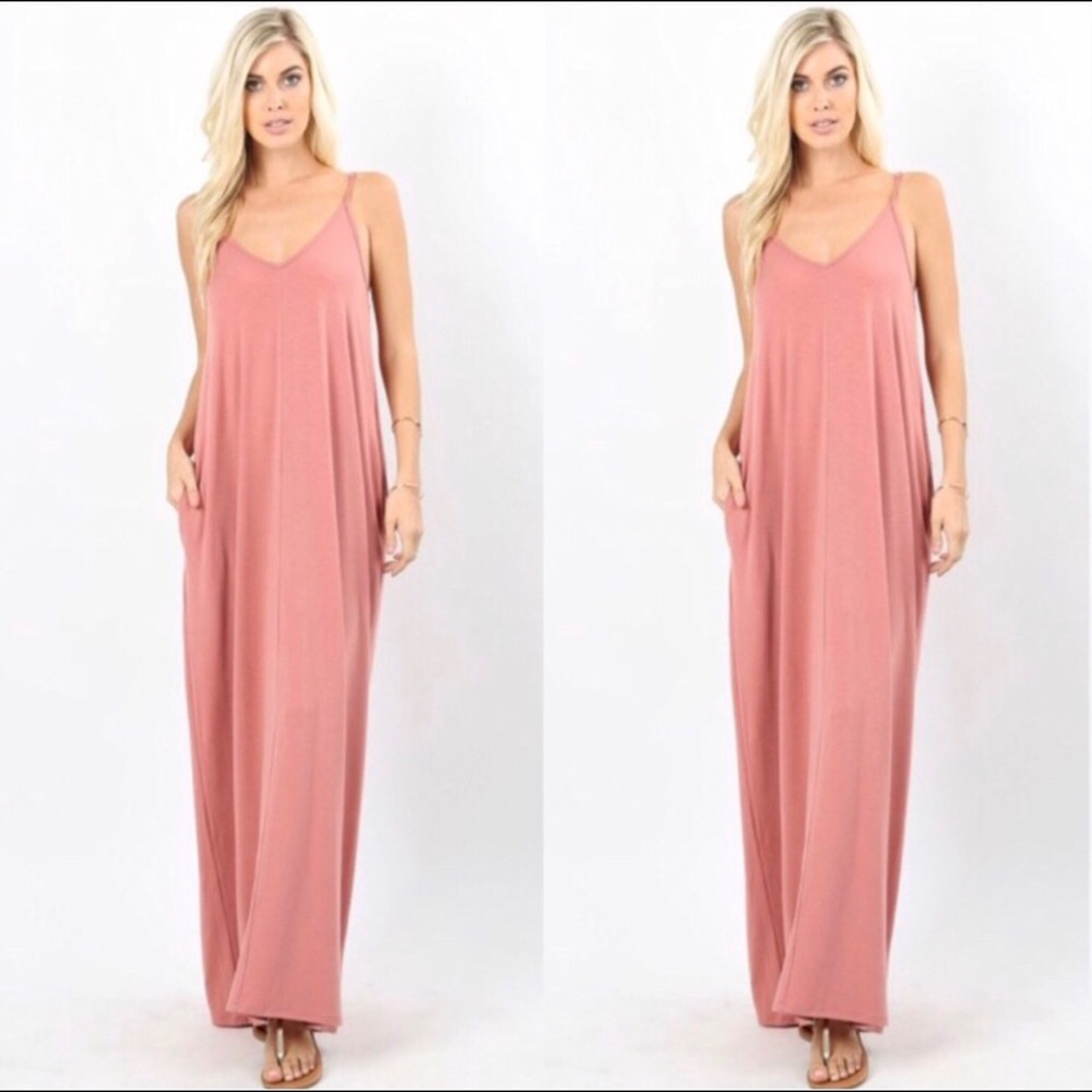 NWT strappy maxi dress